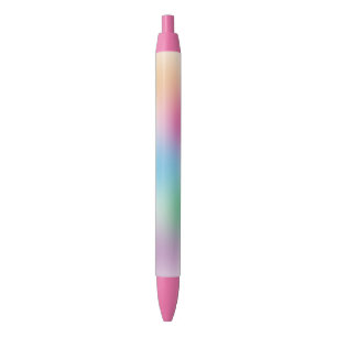 Chic Rainbow Colors Colorful Trendy Sjabloon Blauwe Inkt Pen