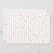 Chic Rainbow Glitter Unicorn Foto van Birthday Kaart (Achterkant)