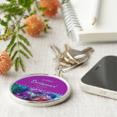 Chic Raindrops-Sleutelhanger Sleutelhanger (Zijkant)