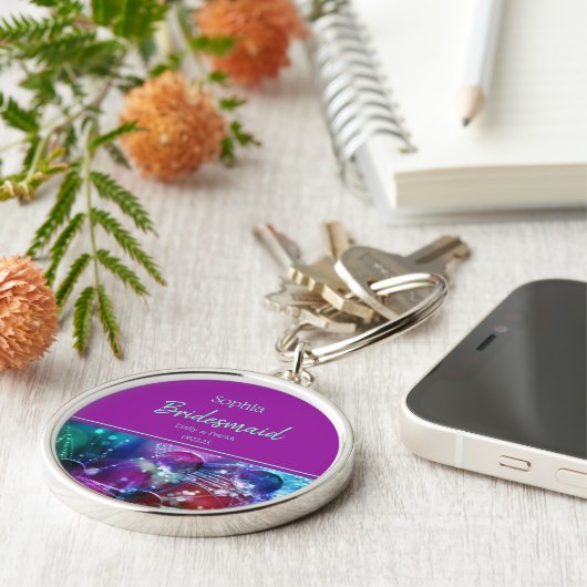 Chic Raindrops-Sleutelhanger Sleutelhanger (Zijkant)