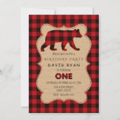 Chic Red Buffalo-flatel in geplakt op één dag Kaart (Achterkant)