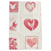 Chic Red Cream Valentijn Medium Cadeauzakje (Achterkant)