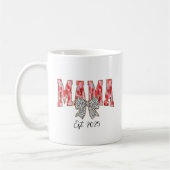 Chic Red en Roze Coquette Bow Mama Koffiemok (Links)