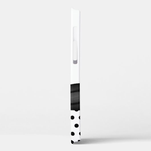 Chic Red Gerbera Daisy Polka Dot Case-Mate iPhone Case (Achterkant / Links)