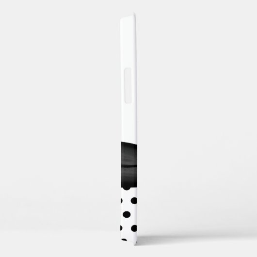 Chic Red Gerbera Daisy Polka Dot Case-Mate iPhone Case (Achterkant / Rechts)