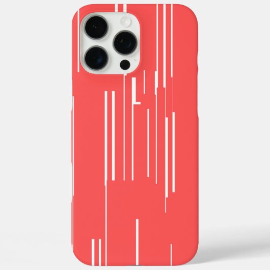 Chic Red Hoesje: levendig minimalisme Case-Mate iPhone Case (Achterkant)