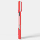 Chic Red Hoesje: levendig minimalisme Case-Mate iPhone Case (Achterkant / Rechts)