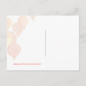 Chic Red Lantern Wedding Save the Date Aankondigingskaart (Achterkant)