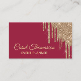 Chic Red met Driving Gold Visitekaartje