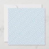 Chic Red Poinsettia Chinoiserie kerstbruiloft Save The Date (Achterkant)