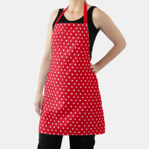 Chic Red Polka Dot Pattern Schort