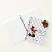 Chic Red Queen of Hearts  Notitieboek (Binnen)