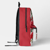 Chic Red Roses Bedrukte Rugzak (Links)