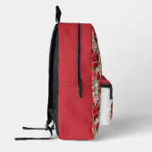 Chic Red Roses Bedrukte Rugzak (Links)