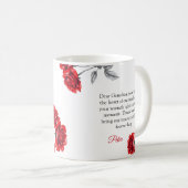 Chic Red Roses Beste Oma Koffiemok (Voorkant rechts)