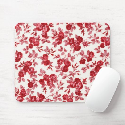 Chic Red Roses Muismat (Met muis)