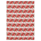 Chic Red Roses tafelkleed (Voorkant)