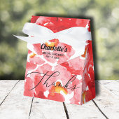 Chic Red Roses Vrijgezellenfeest Bedankdoosjes