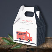 Chic Red Truck Engine elke dag van de vorige dag Bedankdoosjes