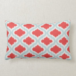 chic red turquoise maroccan patat kussen