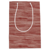 Chic Red Valentine's Day Medium Cadeauzakje (Voorkant)