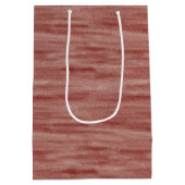 Chic Red Valentine's Day Medium Cadeauzakje (Achterkant)