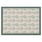Chic Regal Damask sierlijke botanische Design Tafelkleed (Voorkant (Horizontaal))