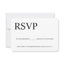 Chic Reserved Seats Company Event Digital Response