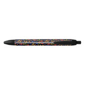 Chic Retro Floral Print Custom Pen (Achterkant)
