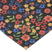 Chic Retro Floral Print Custom Tablecloth Tafelkleed (Gekanteld)