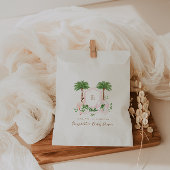 Chic Retro Palm Springs Baby shower Bedankzakje