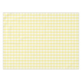 Chic Retro Sunny Yellow Gingham Pattern Spring  Tafelkleed (Voorkant (Horizontaal))