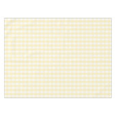 Chic Retro Sunny Yellow Gingham Pattern Spring  Tafelkleed (Voorkant (Horizontaal))
