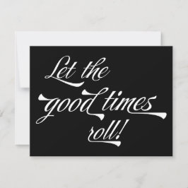 Chic Retro  Typografie is mijn Groomsman Kaart