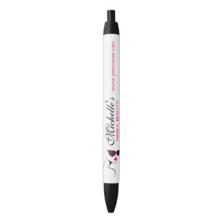 Chic Retro Zwart Roze Polka Dot Zonnebril Schoonhe Zwarte Inkt Pen