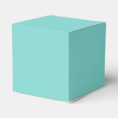 Chic Robin Ei Blauw Dank Je Monogram Huwelijk Bedankdoosjes (Achterkant)