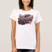 Chic Rode FOCUSED Statement T-shirt (Voorkant)