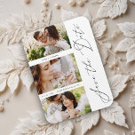 Chic Romantic 3 Foto's Wedding Trendy Engagement Magneet<br><div class="desc">Chic Romantic 3 Foto's Wedding Trendy Engagement Save the Date. BELANGRIJKE BIJSLUITER: This design is part of a collection and has other coordinated elements that you can find in my store. Sometimes it can be difficile t to aesthealign and texts or initials on the designs, if so tell me and...</div>