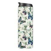 Chic Romantic Blue Butterflies Vrijgezellenfeest Thermosbeker (Geroteerd rechts)