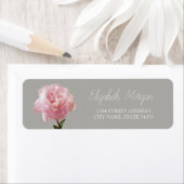 Chic Romantic Carnance Address Label (Insitu)