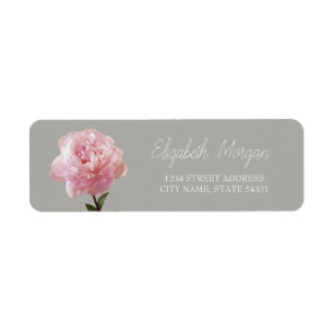 Chic Romantic Carnance Address Label