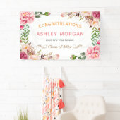 Chic Romantic Floral wrapped Graduparty Spandoek (Insitu)