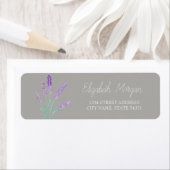 Chic Romantic Lavander Address Label (Insitu)