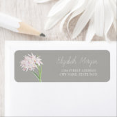 Chic Romantisch Bloem Motief Adreslabel Etiket (Insitu)