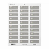 Chic Romantisch Bloem Motief Adreslabel Etiket (Full Sheet)