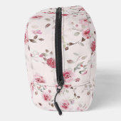 Chic Romantisch Roze Bloemen Toilettasje (Rechts)