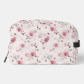 Chic Romantisch Roze Bloemen Toilettasje (Achterkant)