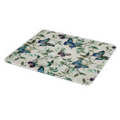 Chic Romantische Blauwe Vlinders Bruids Shower Snijplank (Hoek)