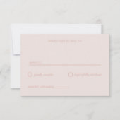 Chic Romantische Old Money Wedding RSVP Kaart (Voorkant)