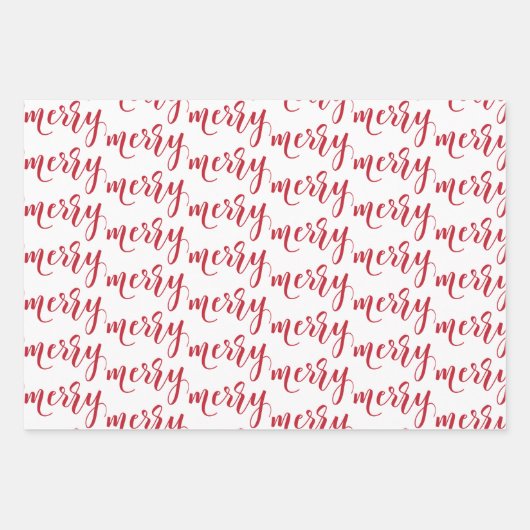 Chic Rood en Goud Vrolijk Kerstlicht & Sterren Inpakpapier Vel (Voorkant 2)